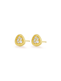 Golden Hour Studs - Earrings | Orange Cube