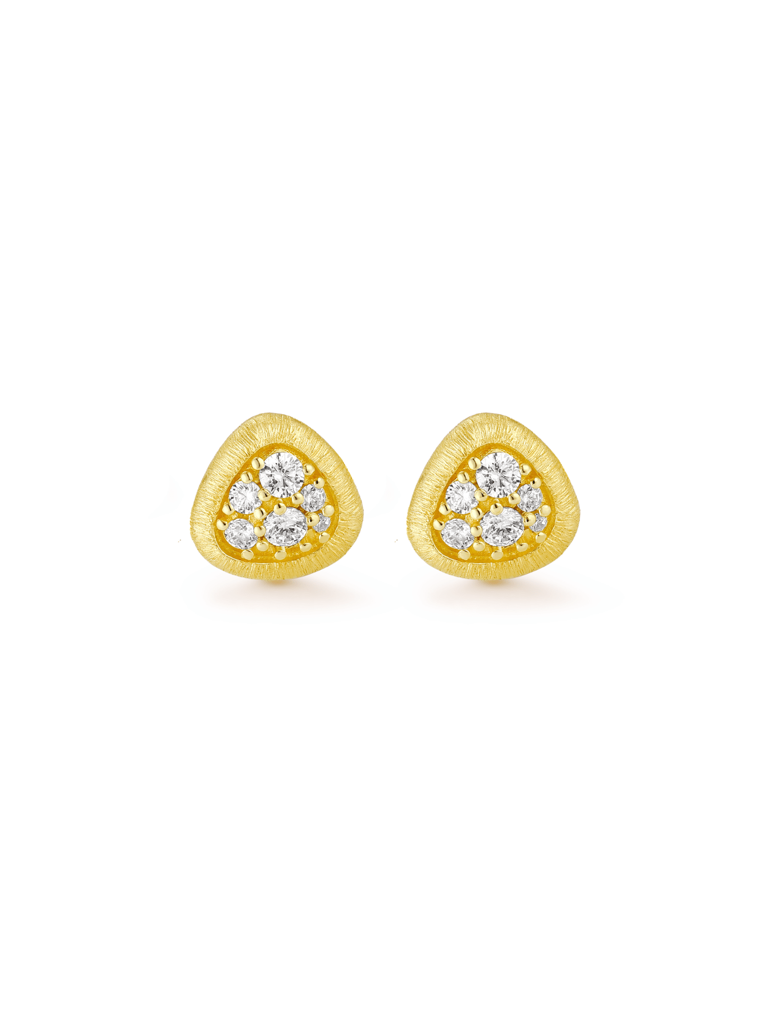 Golden Hour Studs - Earrings | Orange Cube