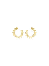Golden Ray Earrings (Pair) - Earrings | Orange Cube