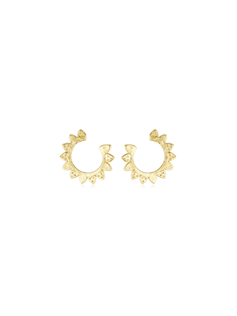 Golden Ray Earrings (Pair) - Earrings | Orange Cube