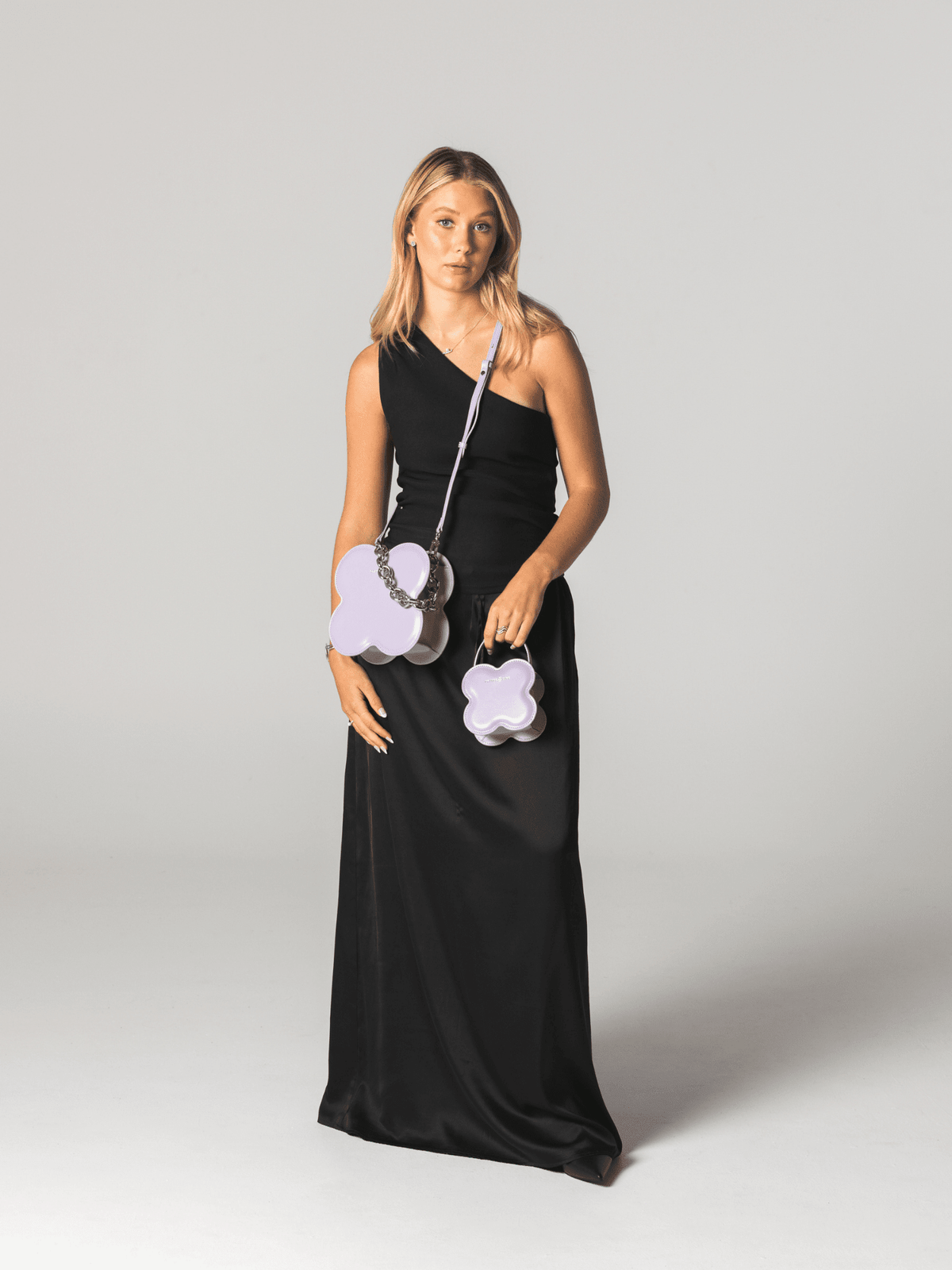 Large Lucky Clover Handbag - Lilac - Bag | Orange Cube