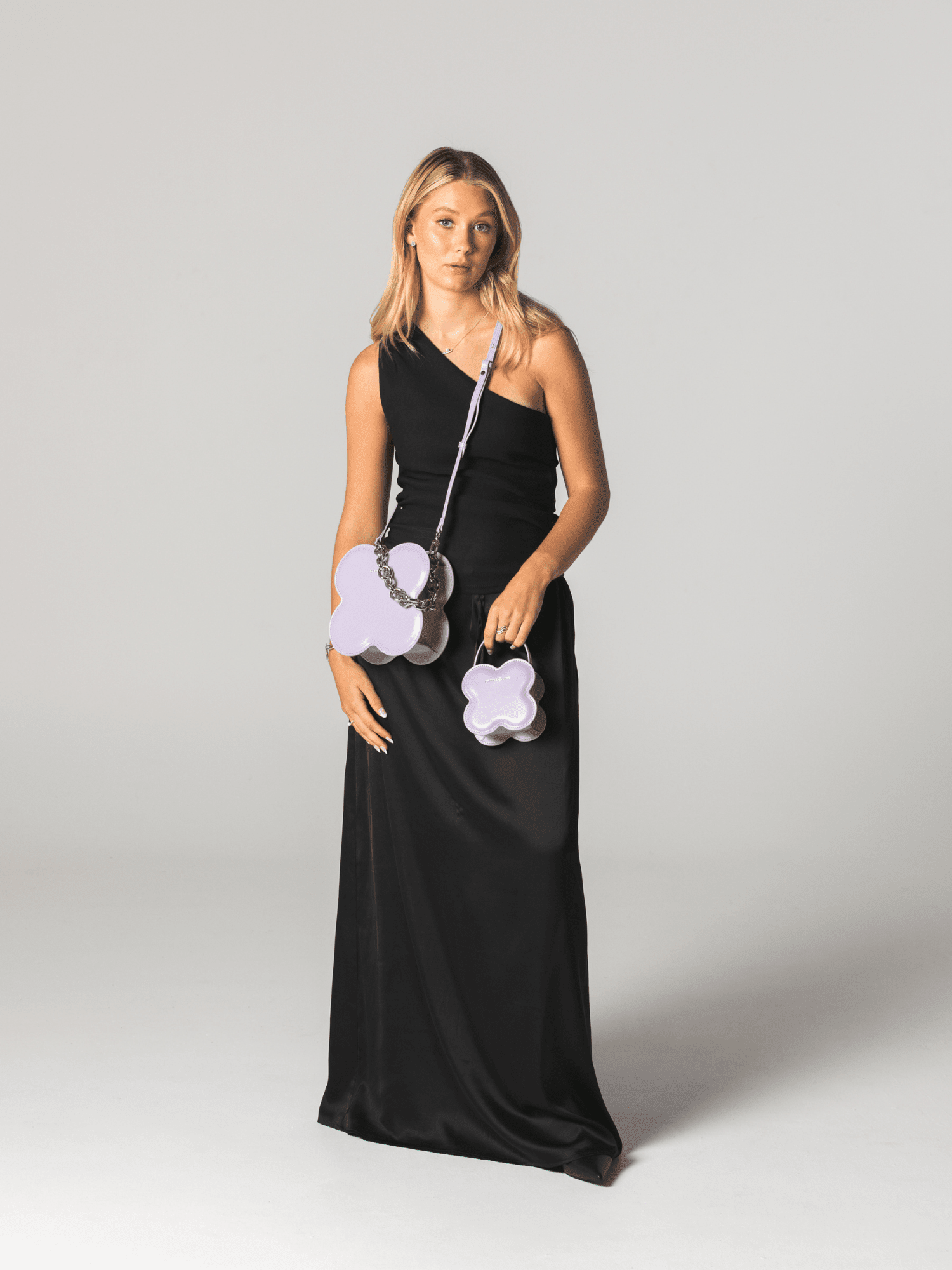 Large Lucky Clover Handbag - Lilac - Bag | Orange Cube