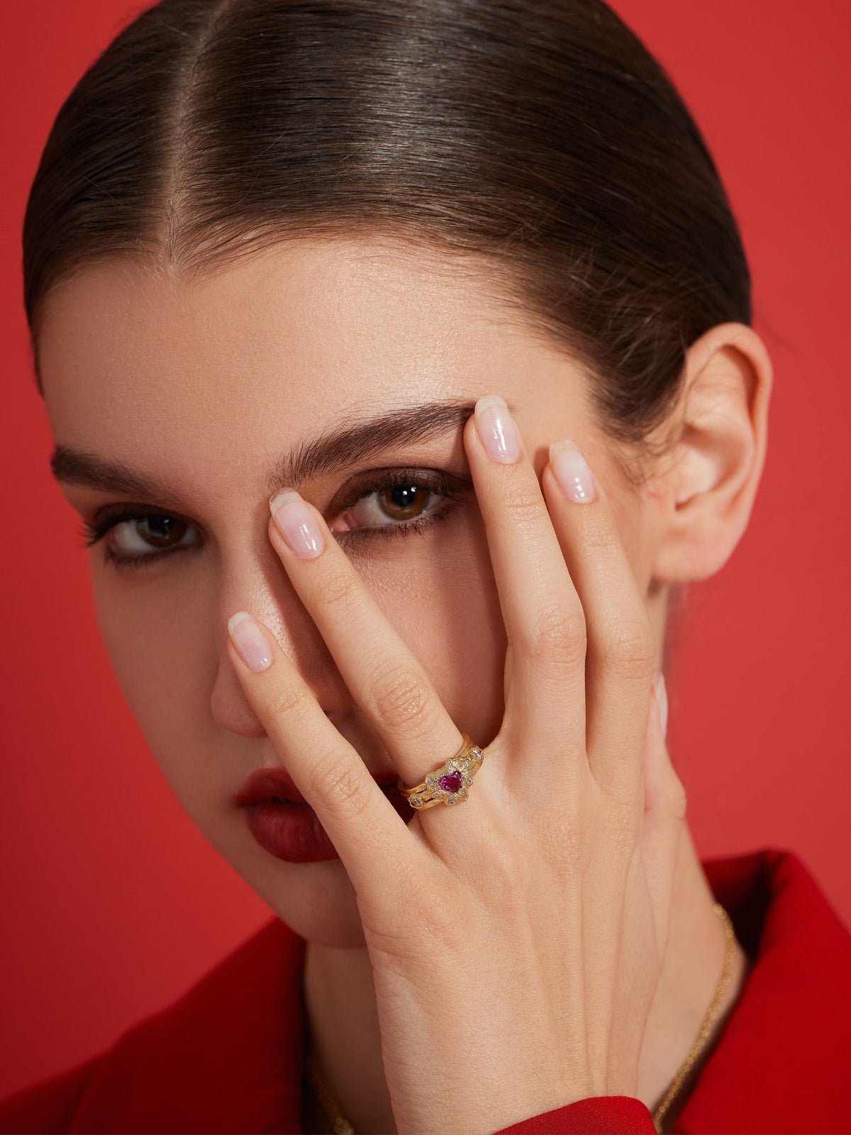 Loveheart Ring - Ring | Orange Cube