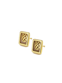 Lucky Moment Studs - Earrings | Orange Cube