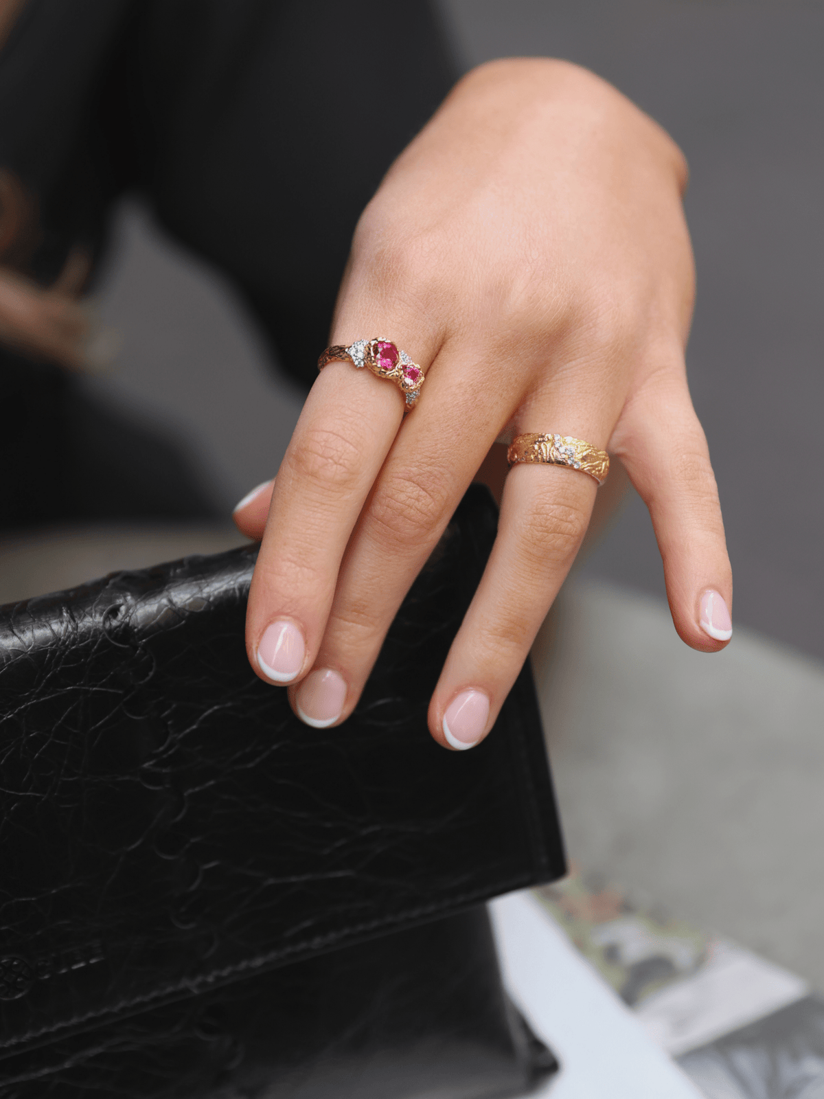 Lucky Puzzle Ring - Ring | Orange Cube