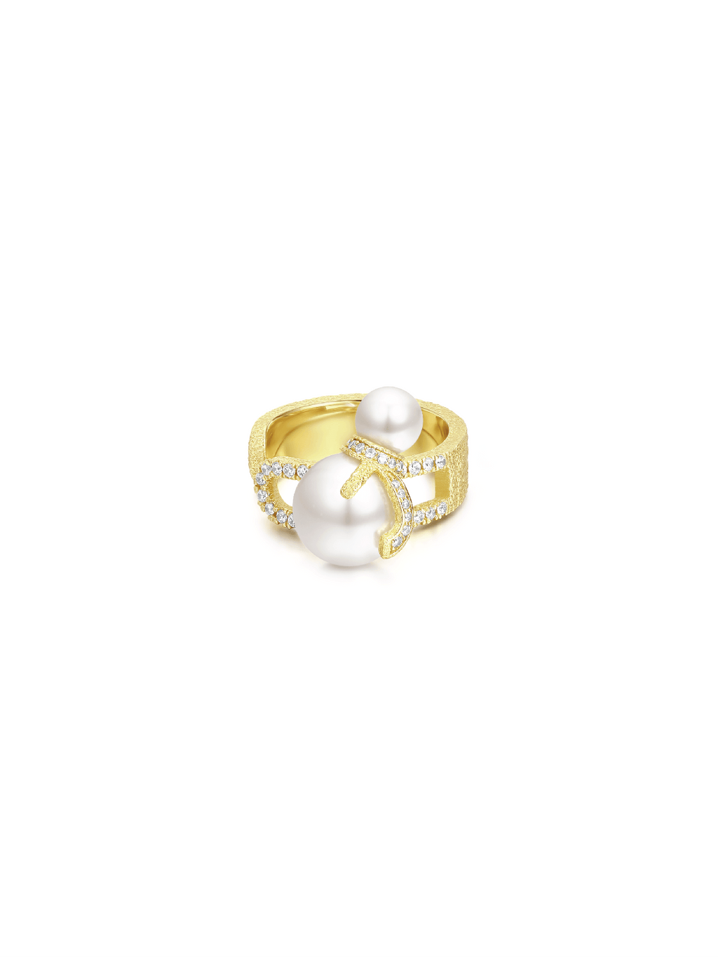 Lucky Snowman Ring | Orange Cube