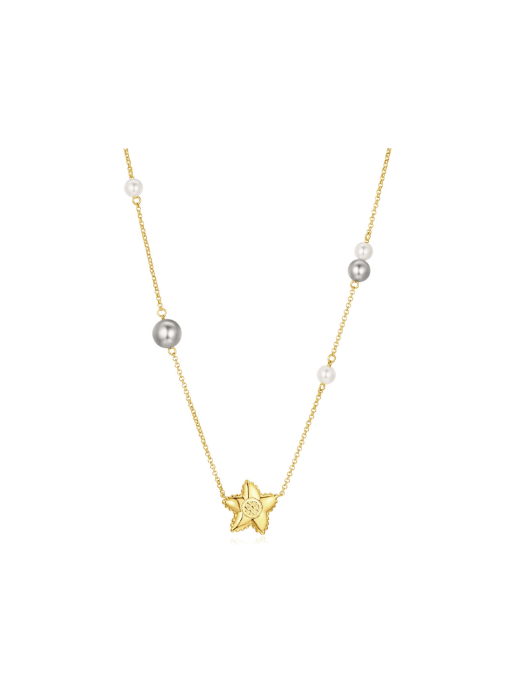 Lucky Starfish Necklace - Necklace | Orange Cube