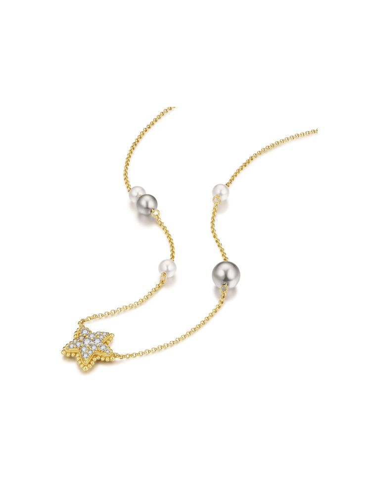 Lucky Starfish Necklace - Necklace | Orange Cube