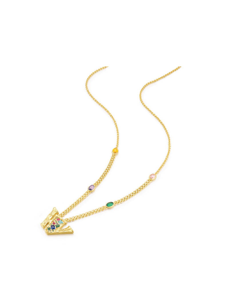 Lucky Wonderland Necklace - W - Necklace | Orange Cube