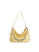 Metropolitan Chain Hobo - Cream Yellow