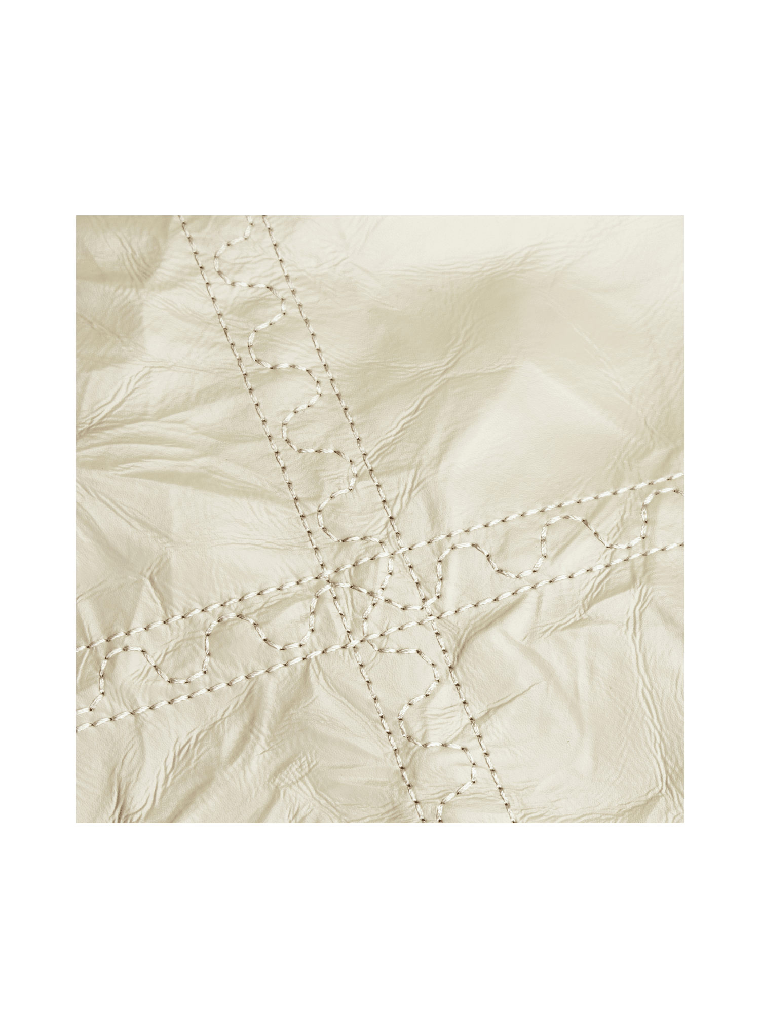 Metropolitan Chain Hobo - Pearl - White Leather Hobo Bag | Orange Cube