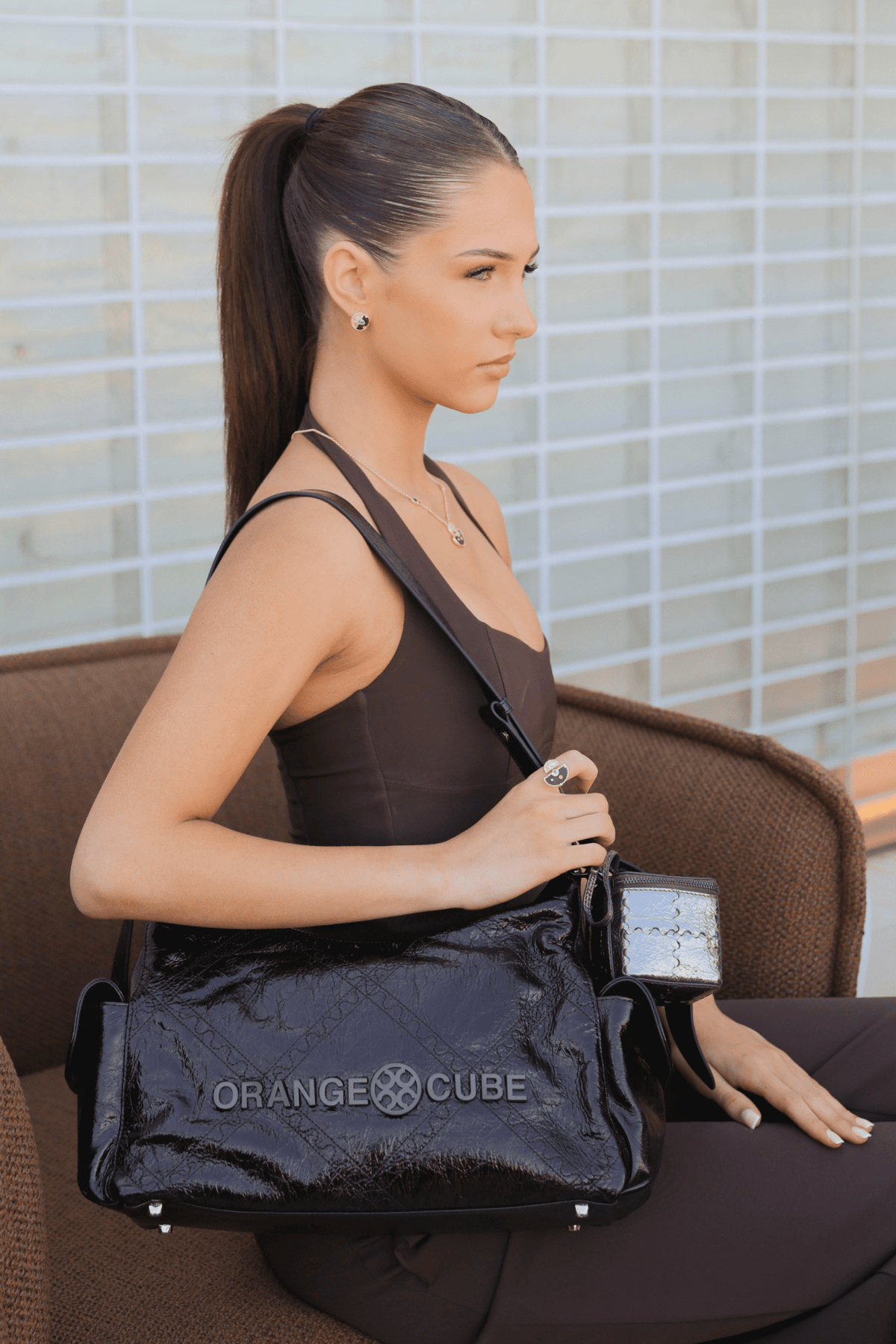 Metropolitan City Bag - Black Gloss - Bag | Orange Cube