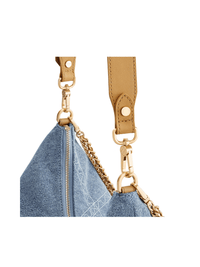 Metropolitan Crossbody Bag - Denim - Denim Crossbody Bag | Orange Cube