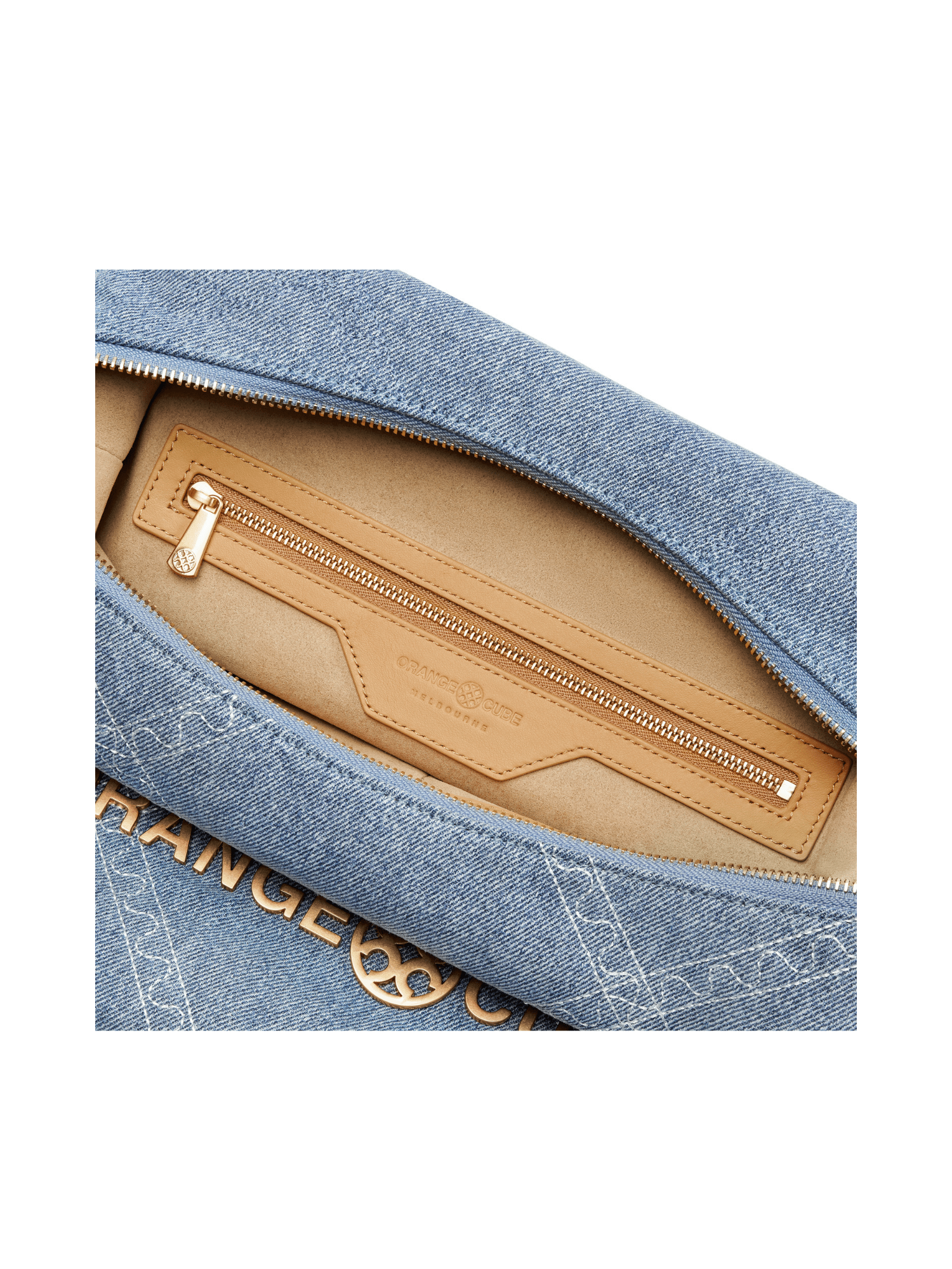 Metropolitan Crossbody Bag - Denim - Denim Crossbody Bag | Orange Cube