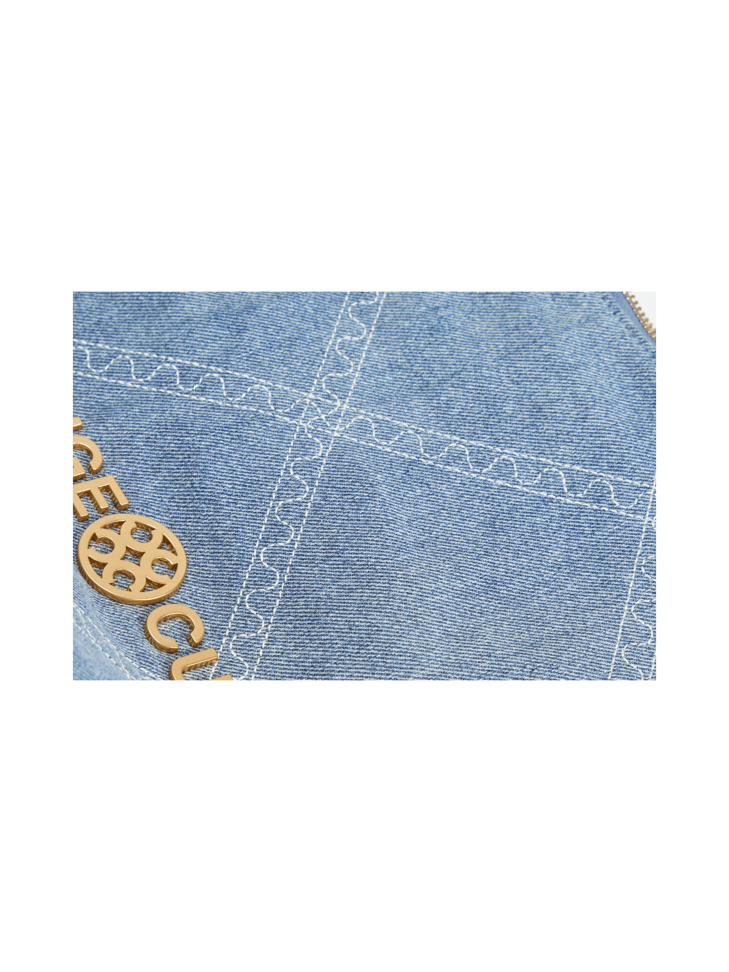 Metropolitan Crossbody Bag - Denim - Denim Crossbody Bag | Orange Cube