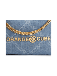 Metropolitan Crossbody Bag - Denim - Denim Crossbody Bag | Orange Cube
