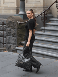 Metropolitan Crossbody Bag - Marble Grey - Bag | Orange Cube