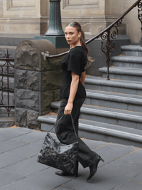 Metropolitan Crossbody Bag - Marble Grey - Bag | Orange Cube