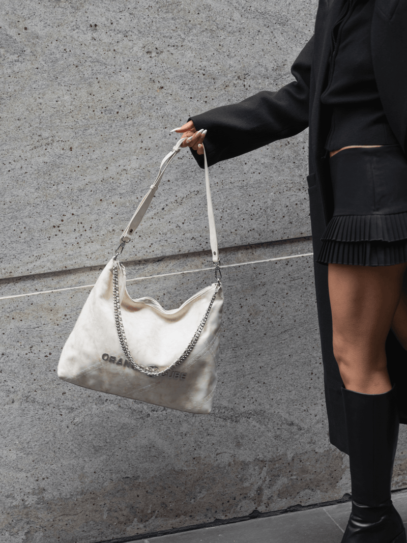 Metropolitan Crossbody Bag - Marble White - Bag | Orange Cube