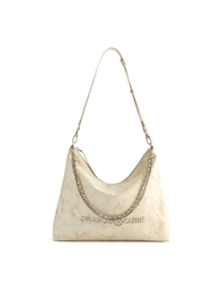 Metropolitan Crossbody Bag - Marble White - White Leather Crossbody Bag | Orange Cube
