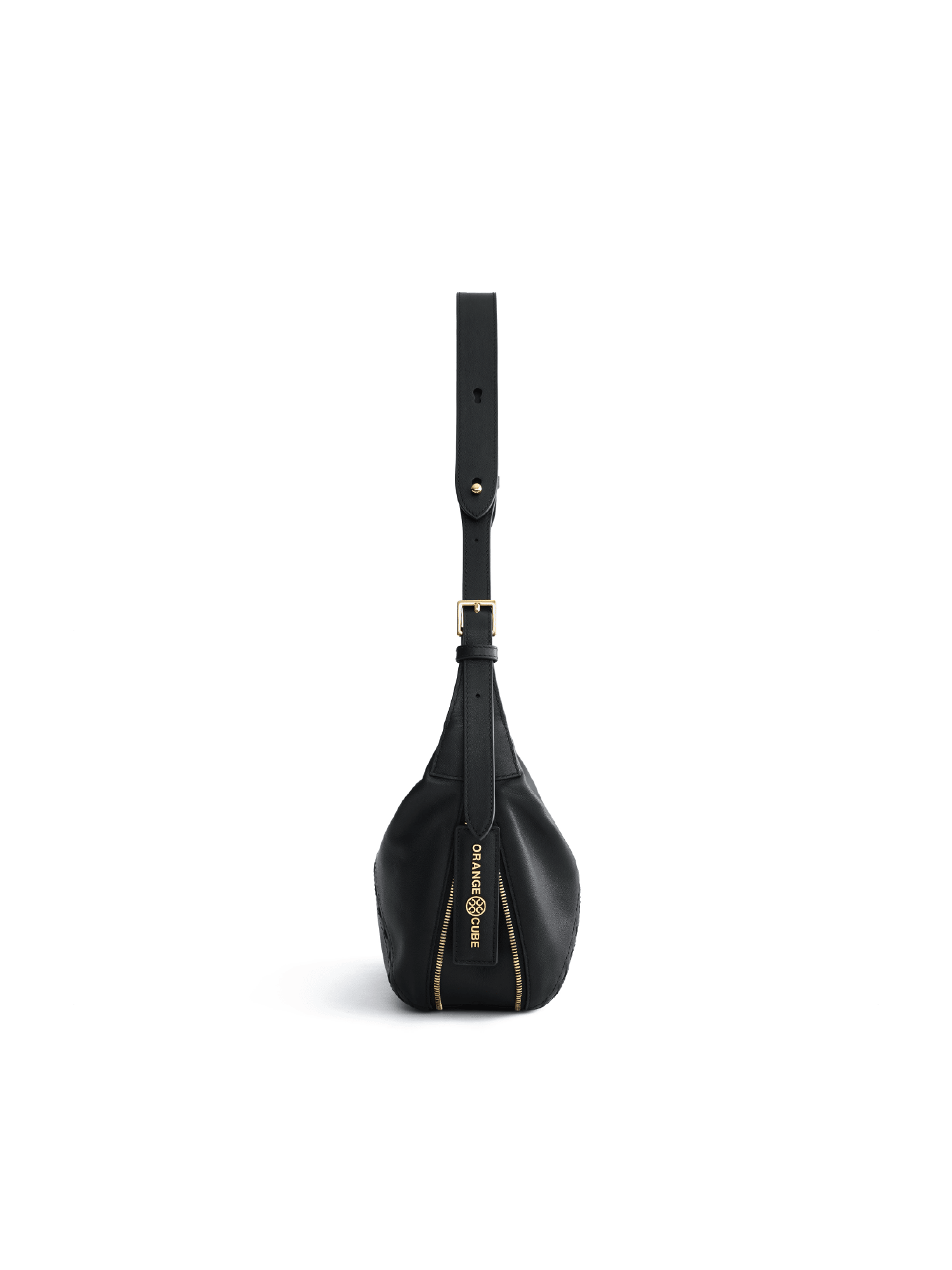Metropolitan Hobo Bag - Black Gloss - Bag | Orange Cube