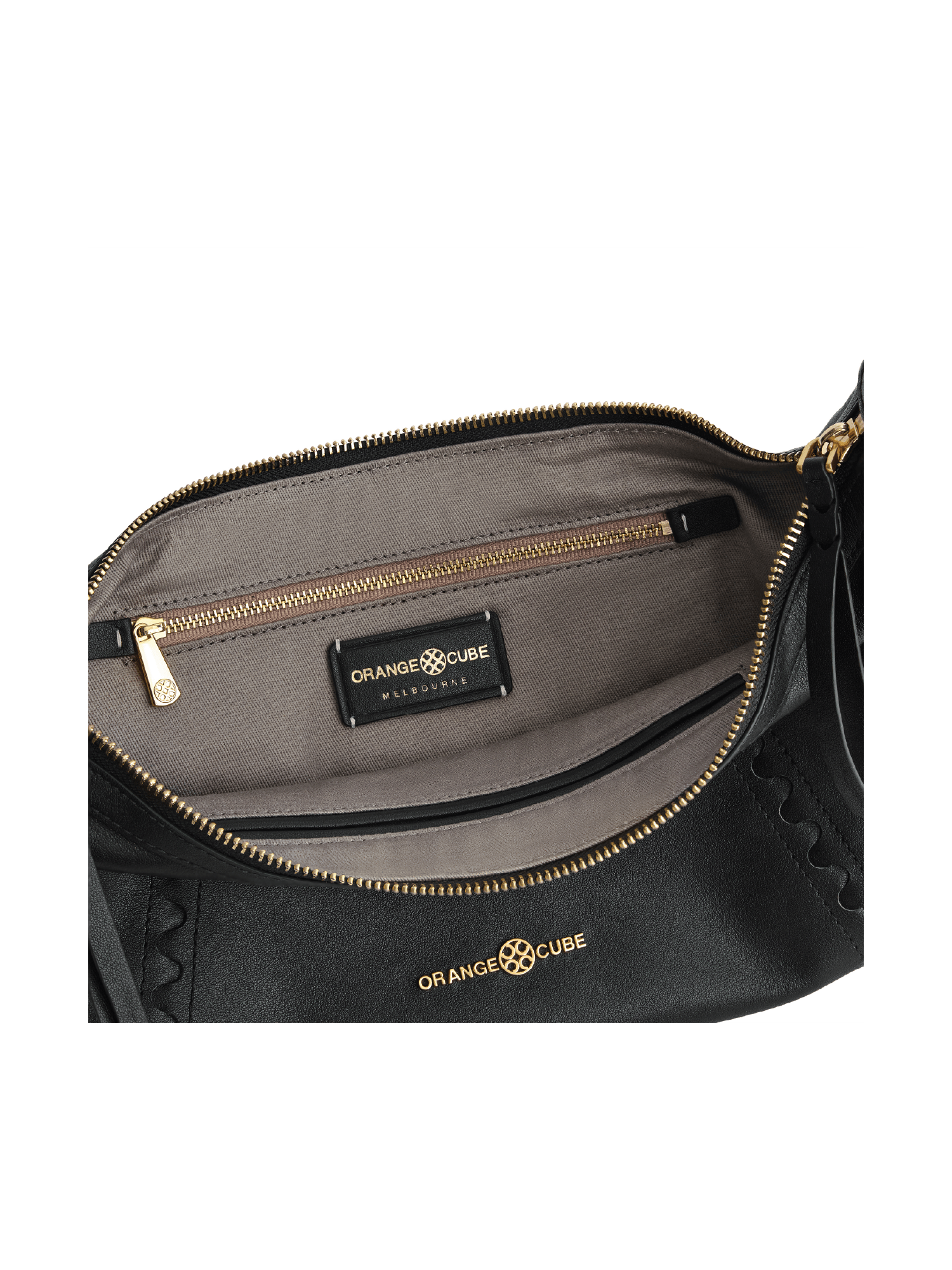 Metropolitan Hobo Bag - Black Gloss - Bag | Orange Cube