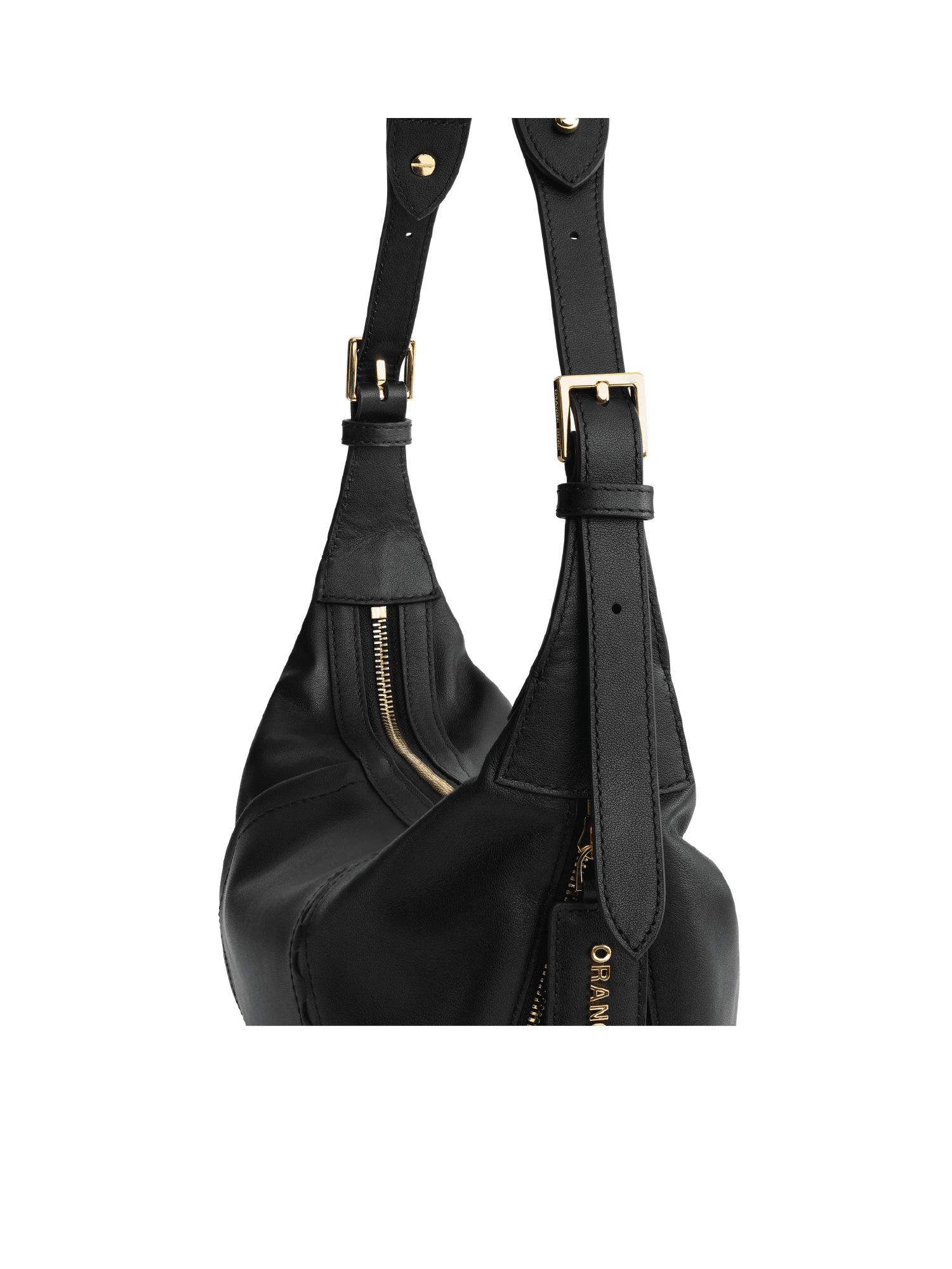 Metropolitan Hobo Bag - Black Gloss - Bag | Orange Cube