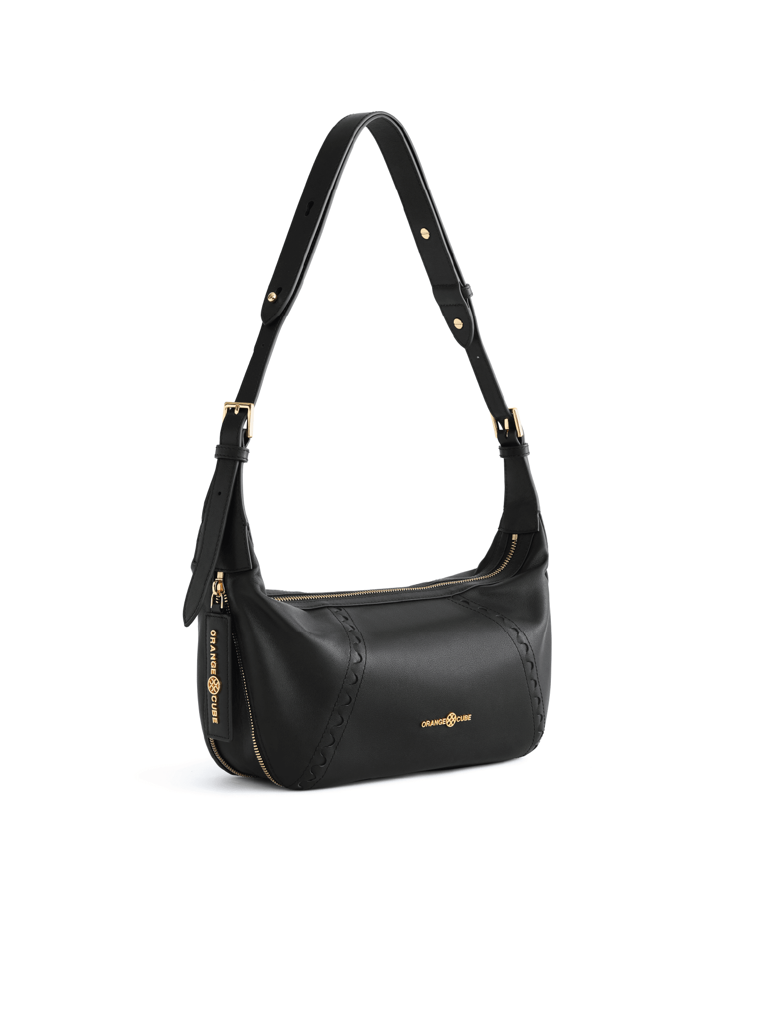 Metropolitan Hobo Bag - Black Gloss - Bag | Orange Cube