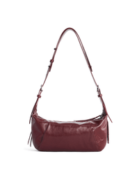 Metropolitan Hobo Bag - Bordeaux Red - Red Leather Hobo Bag | Orange Cube