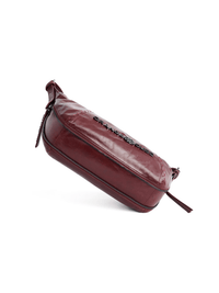 Metropolitan Hobo Bag - Bordeaux Red - Red Leather Hobo Bag | Orange Cube