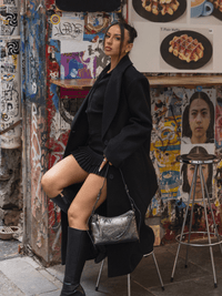 Metropolitan Shoulder Bag - Black Silver - Bag | Orange Cube