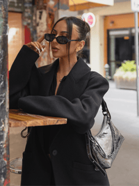 Metropolitan Shoulder Bag - Black Silver - Bag | Orange Cube