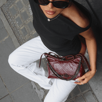 Metropolitan Shoulder Bag - Bordeaux Red - Bag | Orange Cube