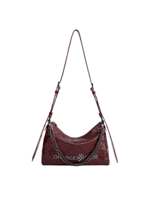 Metropolitan Shoulder Bag - Bordeaux Red - Bag | Orange Cube