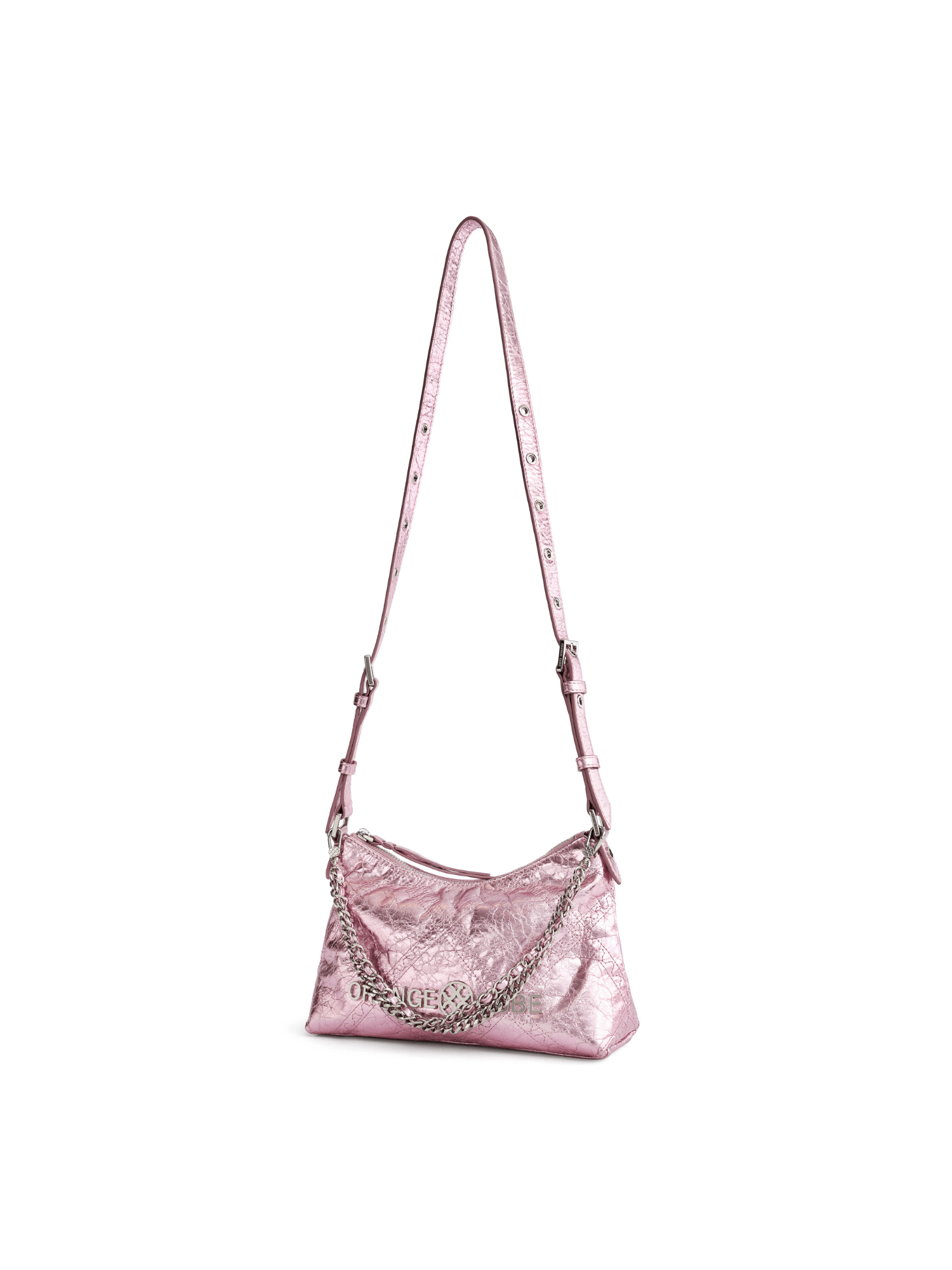 Metropolitan Shoulder Bag - Metallic Pink - Bag | Orange Cube