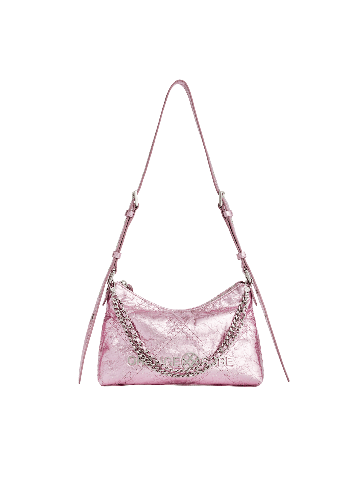 Metropolitan Shoulder Bag - Metallic Pink - Bag | Orange Cube