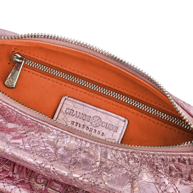 Metropolitan Shoulder Bag - Metallic Pink - Bag | Orange Cube