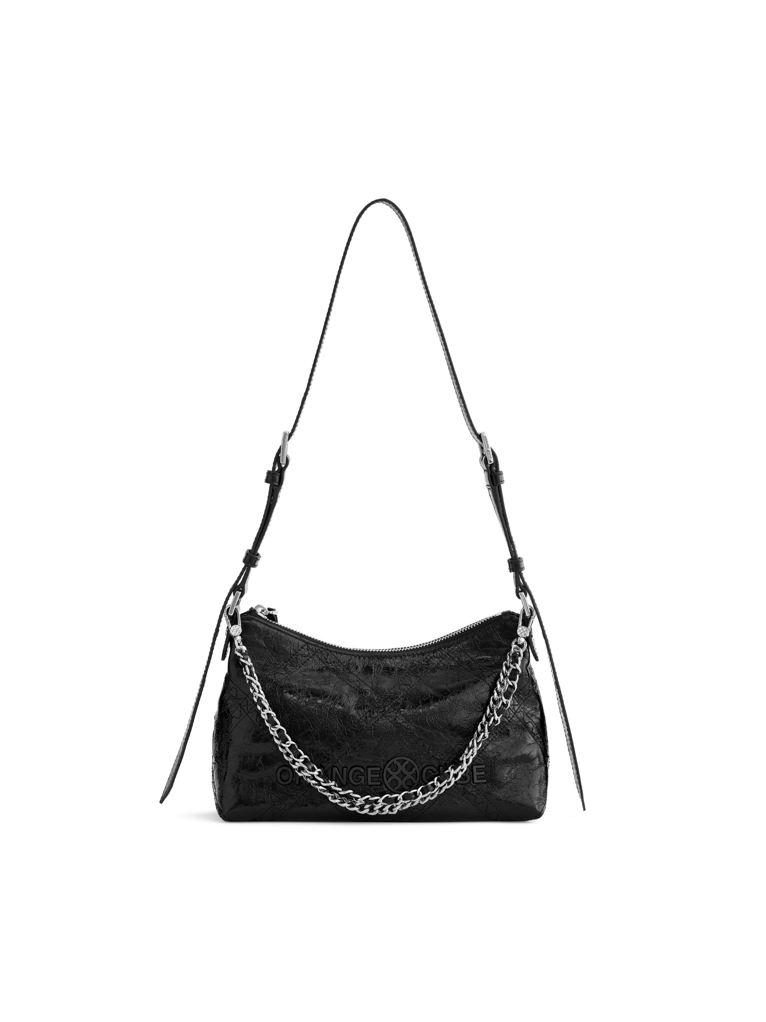 Leather Shoulder Bag | Metropolitan Shoulder Bag - Black – Orange Cube