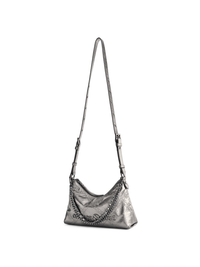 Metropolitian Shoulder Bag - Black Silver - Bag | Orange Cube
