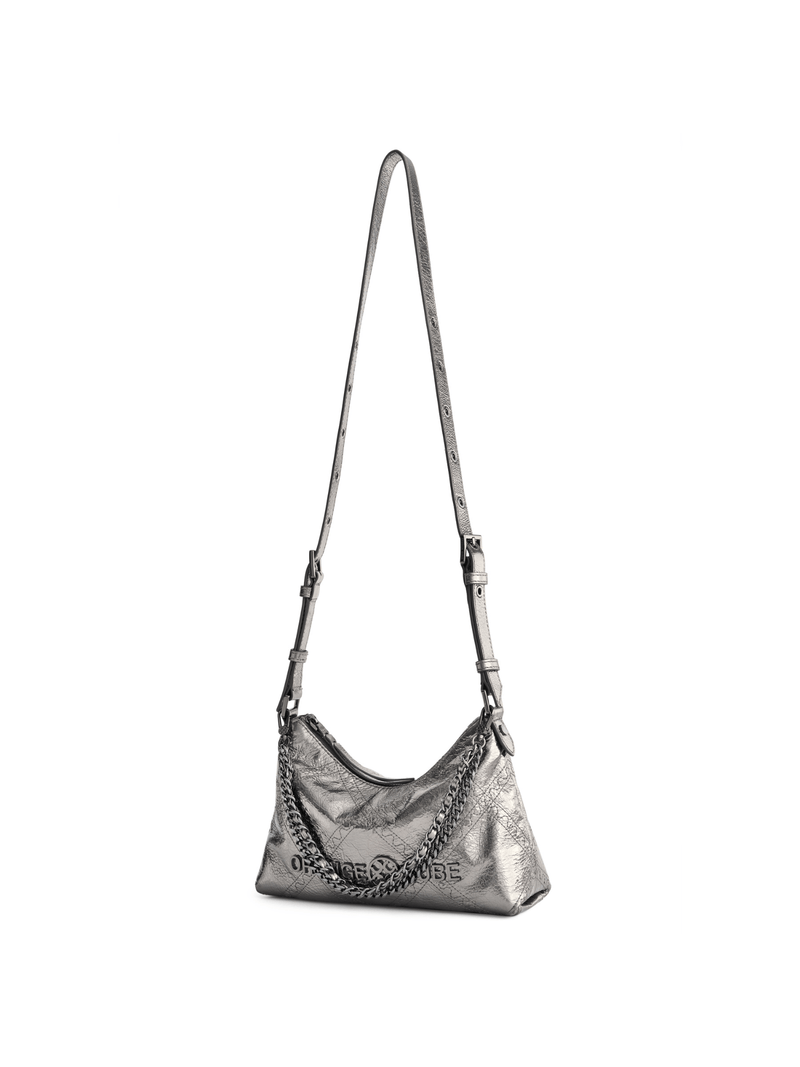 Metropolitian Shoulder Bag - Black Silver - Bag | Orange Cube