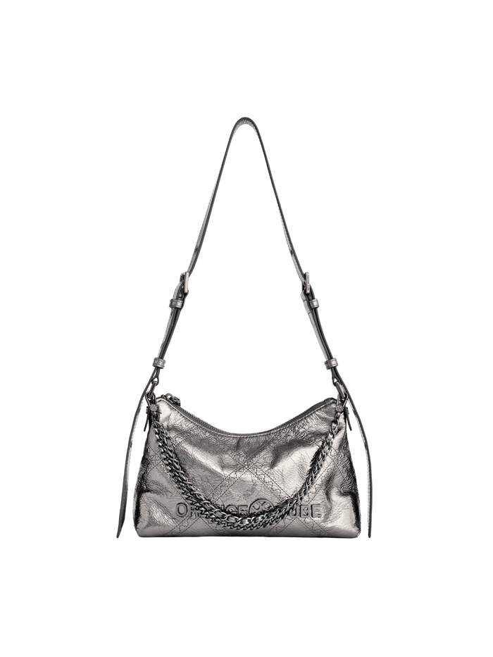 Metropolitian Shoulder Bag - Black Silver - Bag | Orange Cube