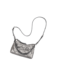 Metropolitian Shoulder Bag - Black Silver - Bag | Orange Cube