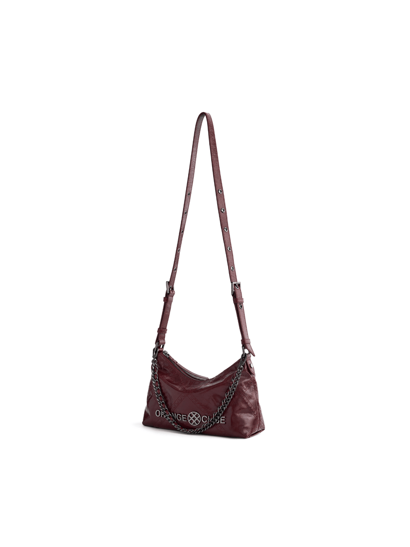 Metropolitian Shoulder Bag - Bordeaux Red - Bag | Orange Cube