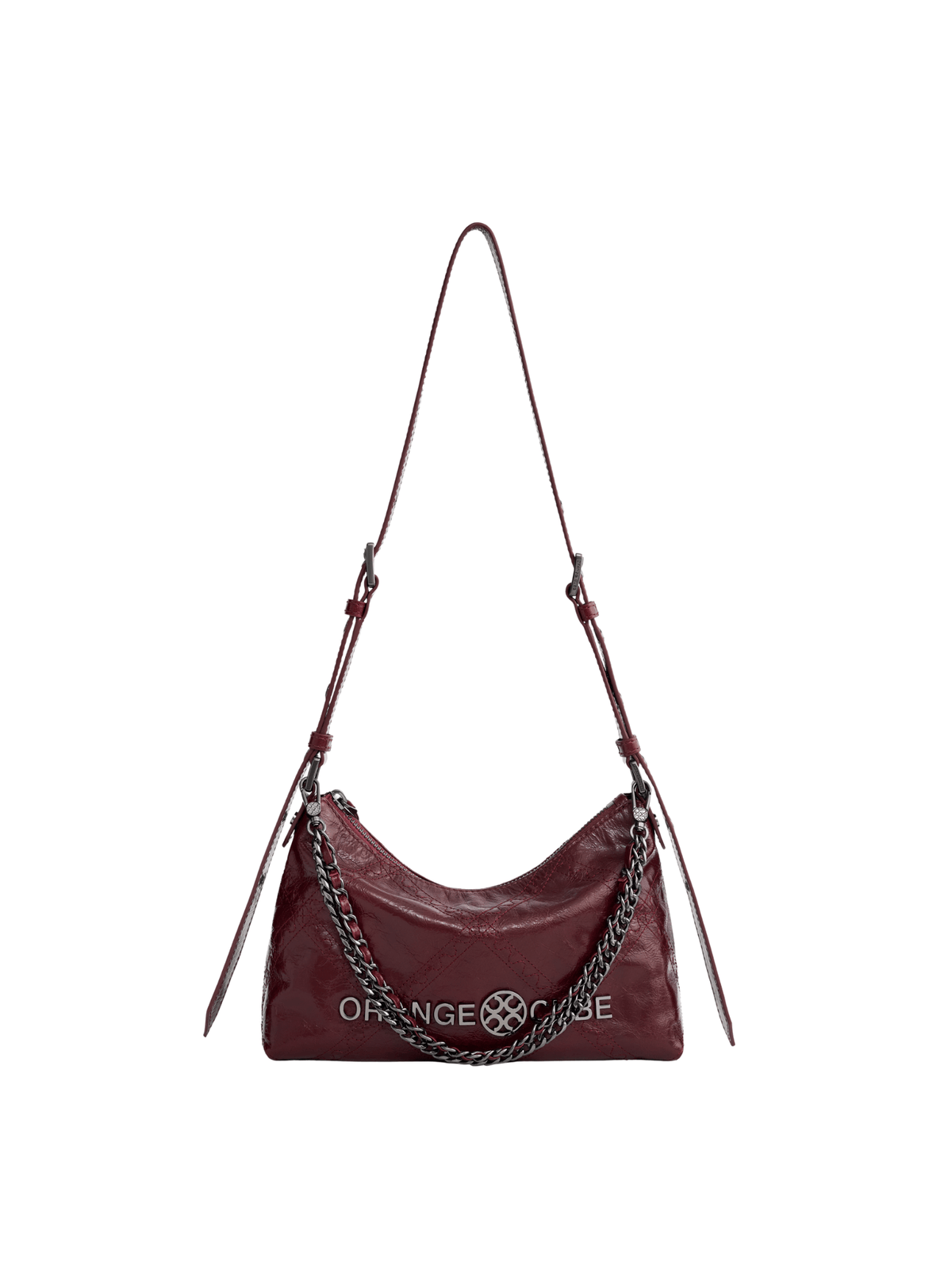 Metropolitian Shoulder Bag - Bordeaux Red - Bag | Orange Cube