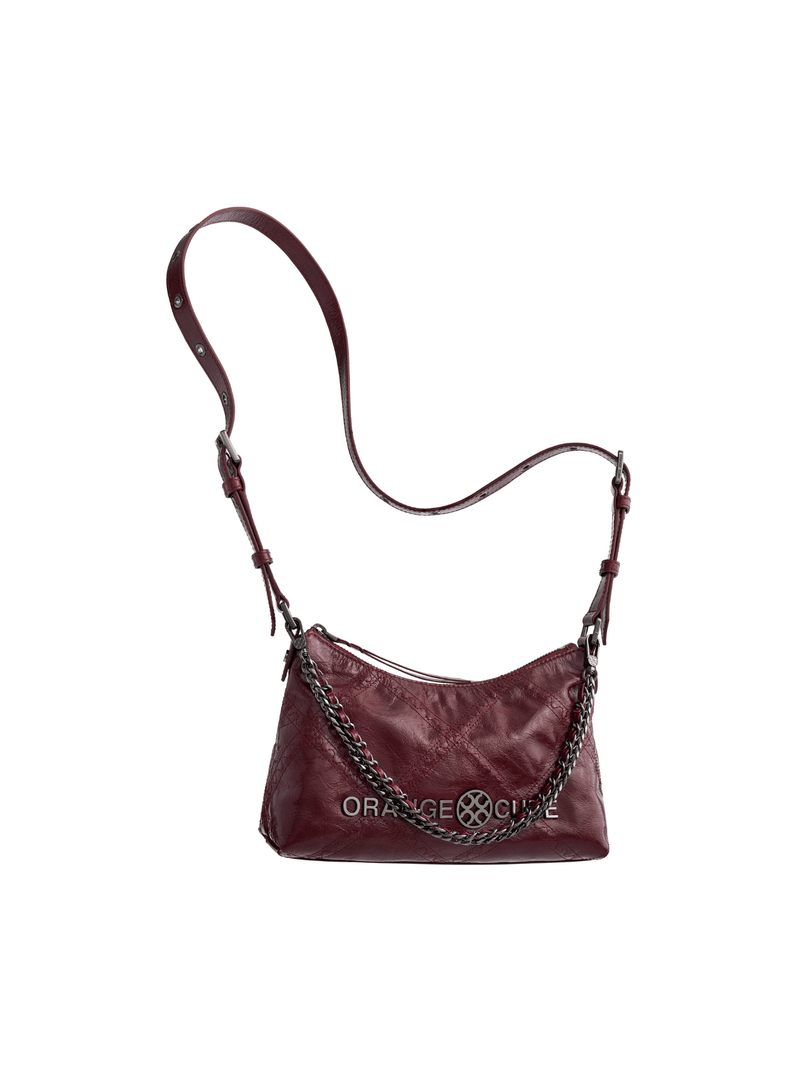 Metropolitian Shoulder Bag - Bordeaux Red - Bag | Orange Cube
