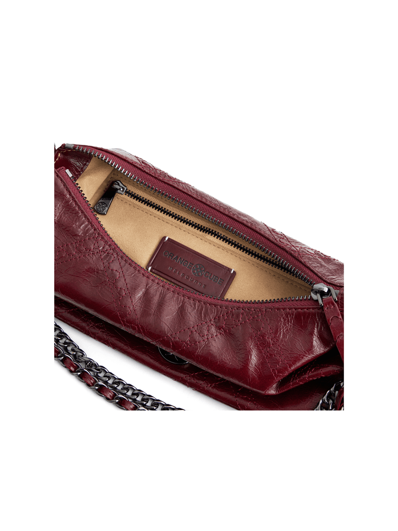 Metropolitian Shoulder Bag - Bordeaux Red - Bag | Orange Cube