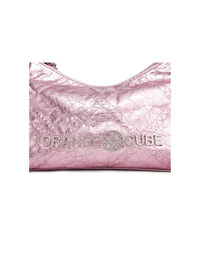 Metropolitian Shoulder Bag - Metallic Pink - Bag | Orange Cube