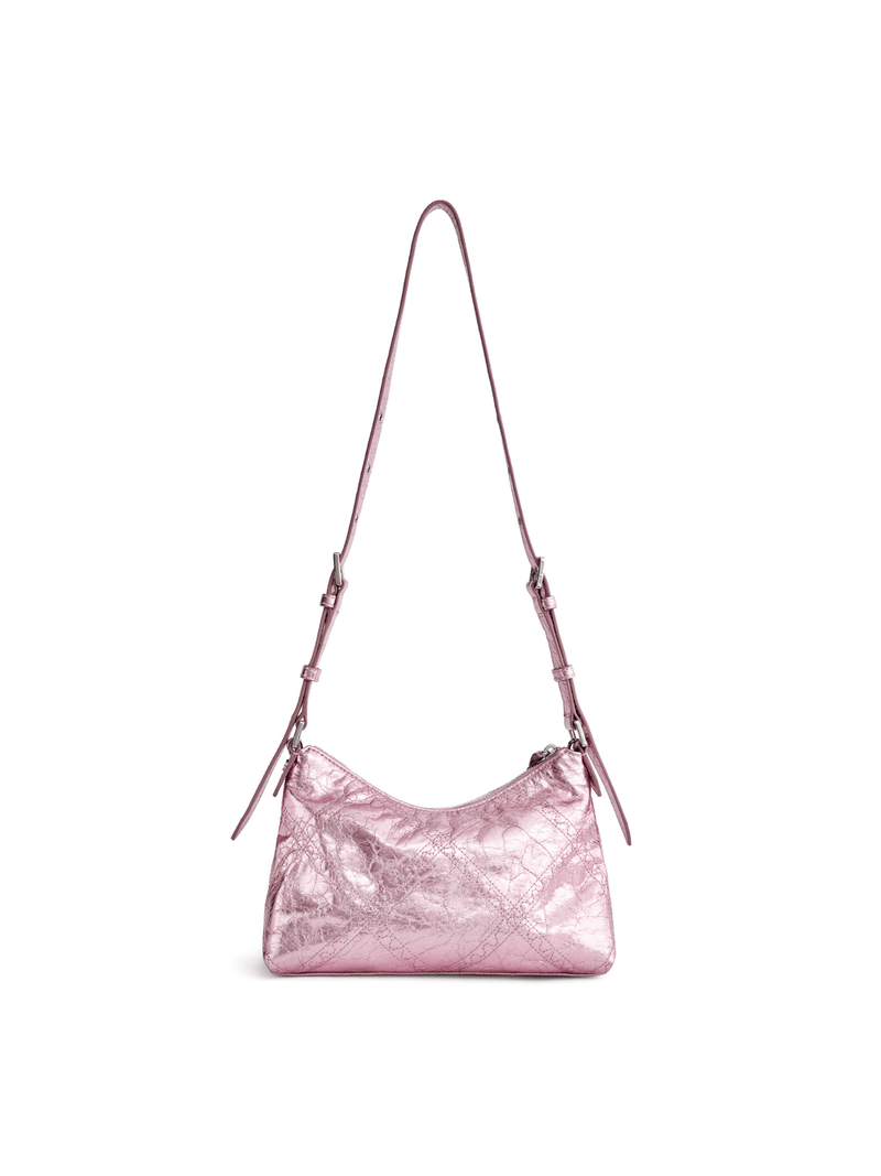 Metropolitian Shoulder Bag - Metallic Pink - Bag | Orange Cube