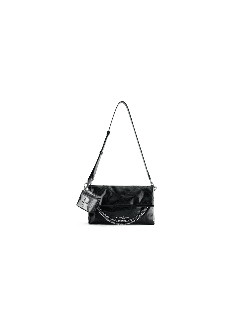 Mini Cube Bag - Black Silver - Bag | Orange Cube
