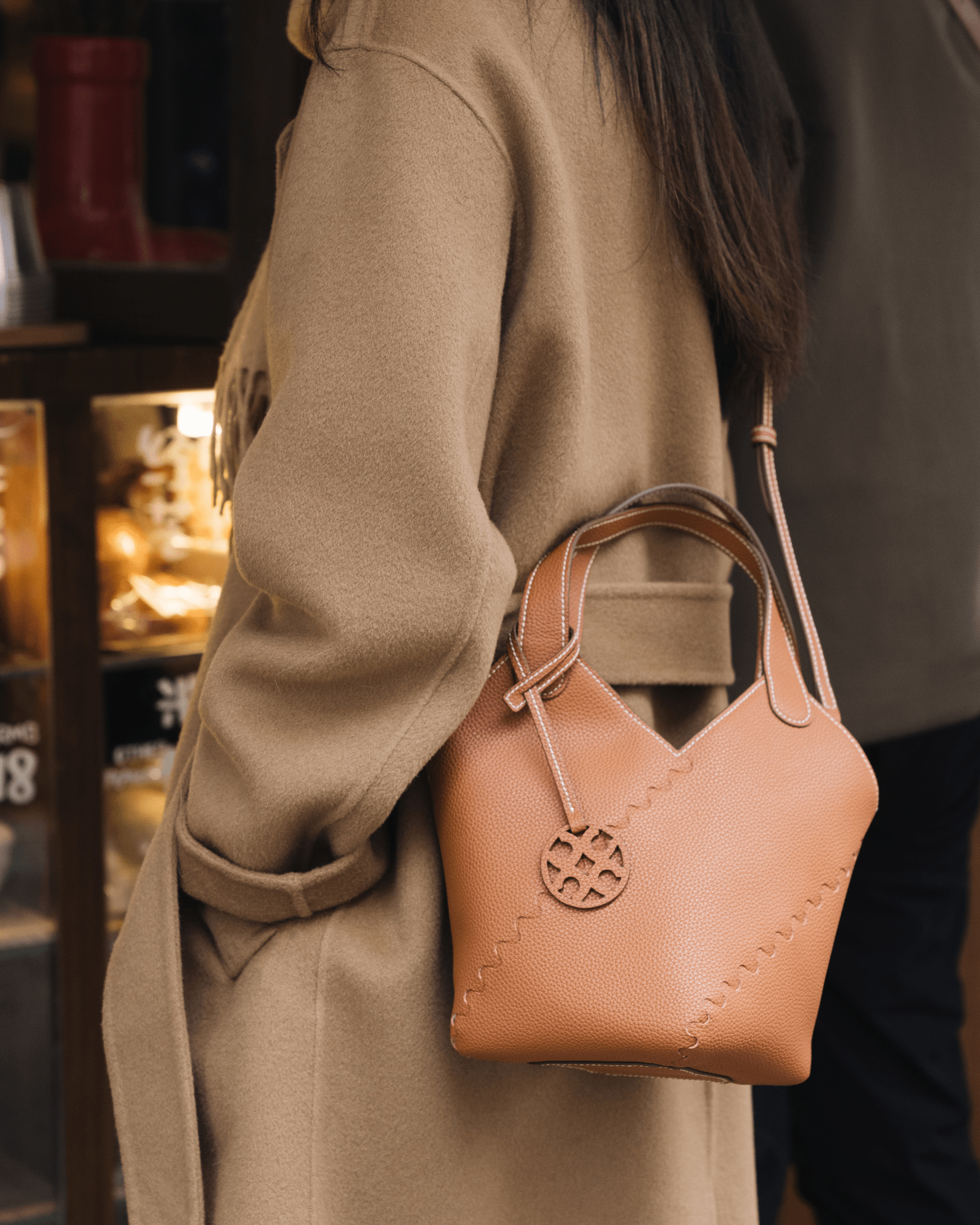 Modern Basket Bag - Brown - Bag | Orange Cube